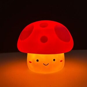 Argento SC Mushroom Night Mood Light LED Lamp Whimsical Nursery Decor Woodsy